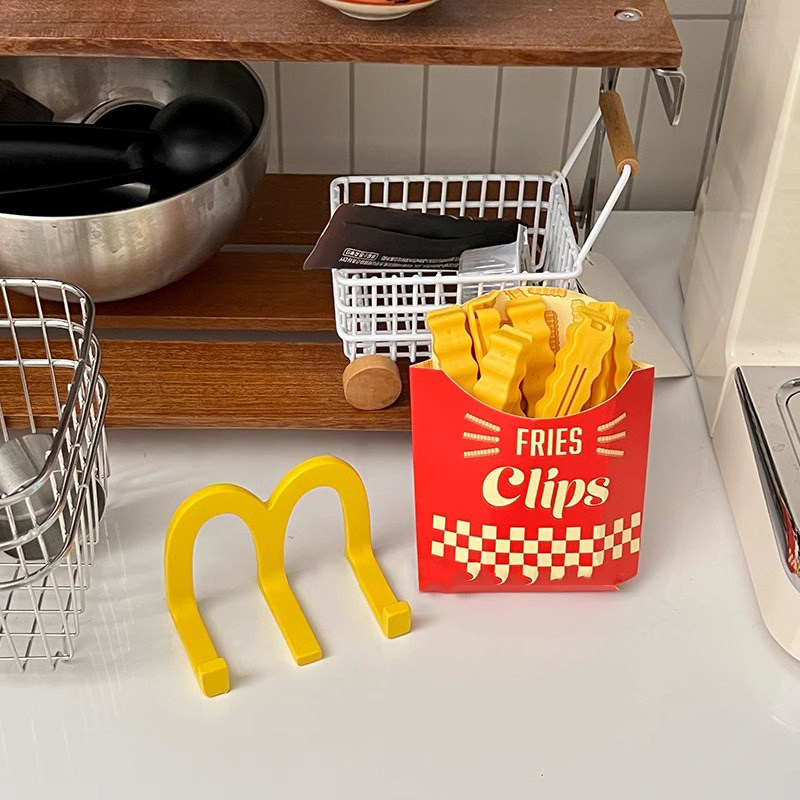Jinhuai Mcdonald's M-Shaped Phone Stand, Desktop Bedside M-Shaped Phone Holder, Cute Creative Gift, Multifunctional Office Desktop Ornament, Mcdonald's Forever Portable Thickened Phone Stand