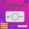[5g with Sim Card Slot] Portable Wifi 2025 New Model 5g Network Nationwide Universal Full Network Compatibility Portable Internet Device Mobile Wi-Fi 6 Wireless Network Card for Home, Car, Travel, and Mobile Hotspot