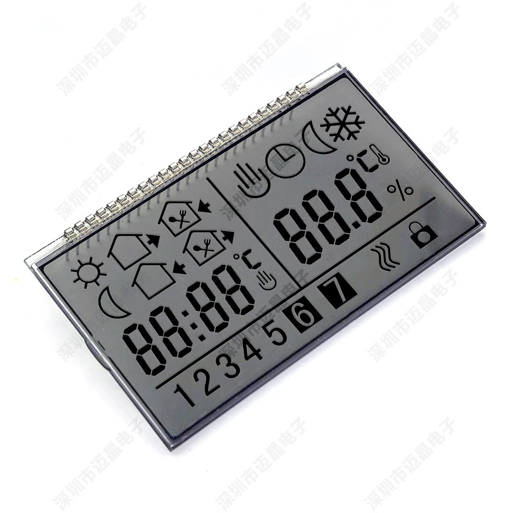 Free sample dynamic driver 8-field TN pen-segment LCD screen character display serial interface MJ1154