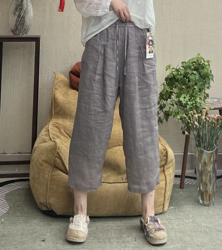 2536 Versatile Ramie Cigarette Pants 2536 Versatile Ramie Cigarette Pants