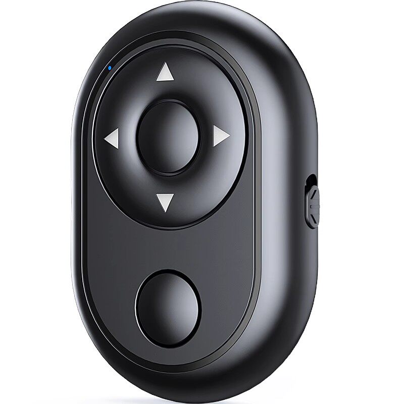 Mobile Phone Bluetooth Remote Control Camera Controller Short Video Artifact Universal Page Turning Selfie Device E-Book Brush Shake Reading Novel Selfie Stick Camera Shooting Shake Dormitory Lazy Person Universal Tablet