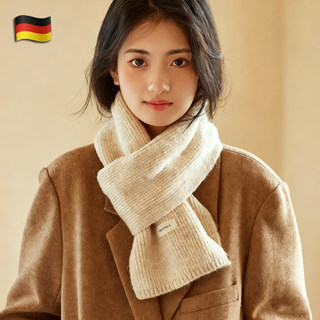 德国DIWONOR围巾女冬季韩版2025新款百搭可爱针织毛线保暖围脖潮