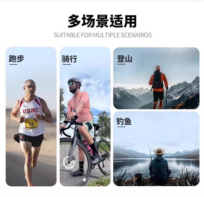 велоочки 夏季户外运动变色骑行眼镜防风登山徒步夜视眼镜时尚护目防强光女