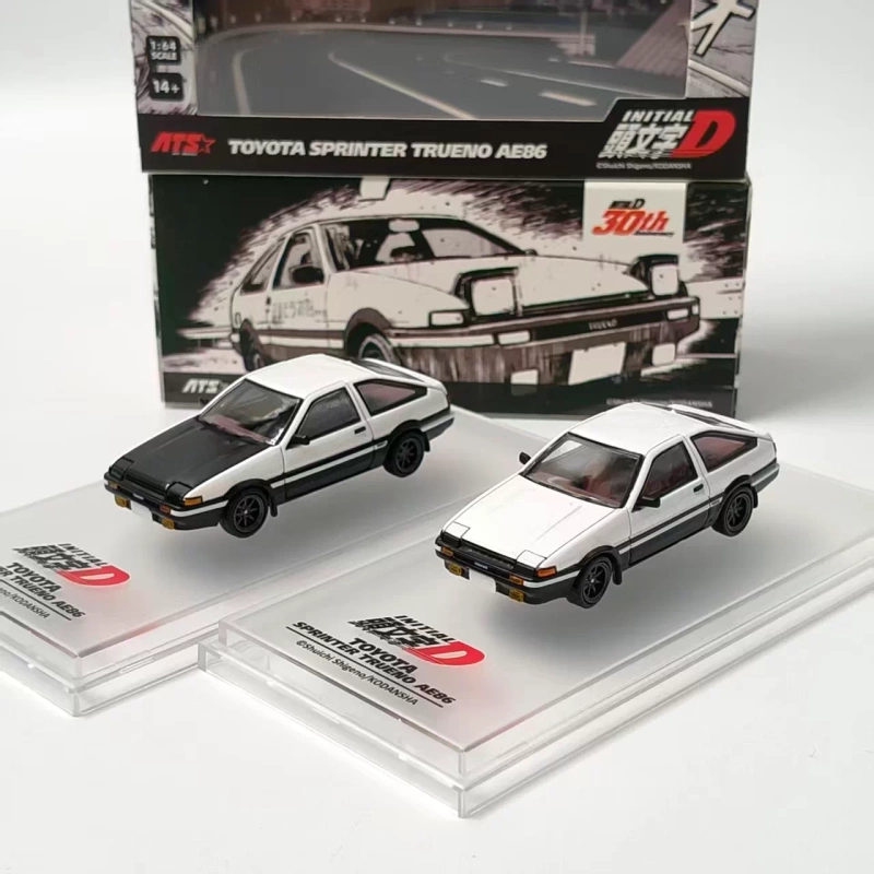 In-Stock Ats 1/64 Toyota Ae86 Initial D Fujiwara Takumi Alloy Car Model In-Stock Ats 1/64 Toyota Ae86 Initial D Fujiwara Takumi Alloy Car Model
