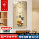 Polaris Modern Light Luxury Living Room Clock Radio-Controlled Wall Clock Elk Perpetual Calendar Electronic Dining Room Clock Wall Art High-End