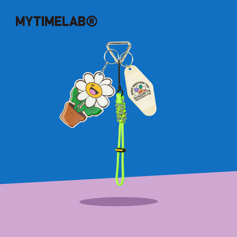 Mytimelab Monita Trendy Street Acrylic Pendant Bag Charm Cartoon Keychain