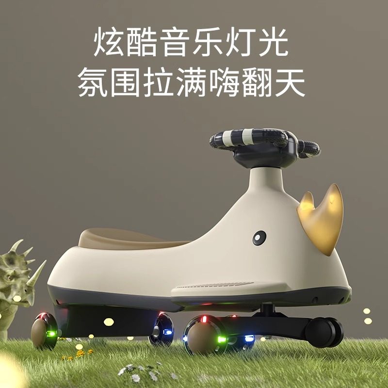 2025 New Children's Twist Car 1 Year Old 3 Boys and Girls Anti-Rollover Adults Can Sit Baby Toy Car