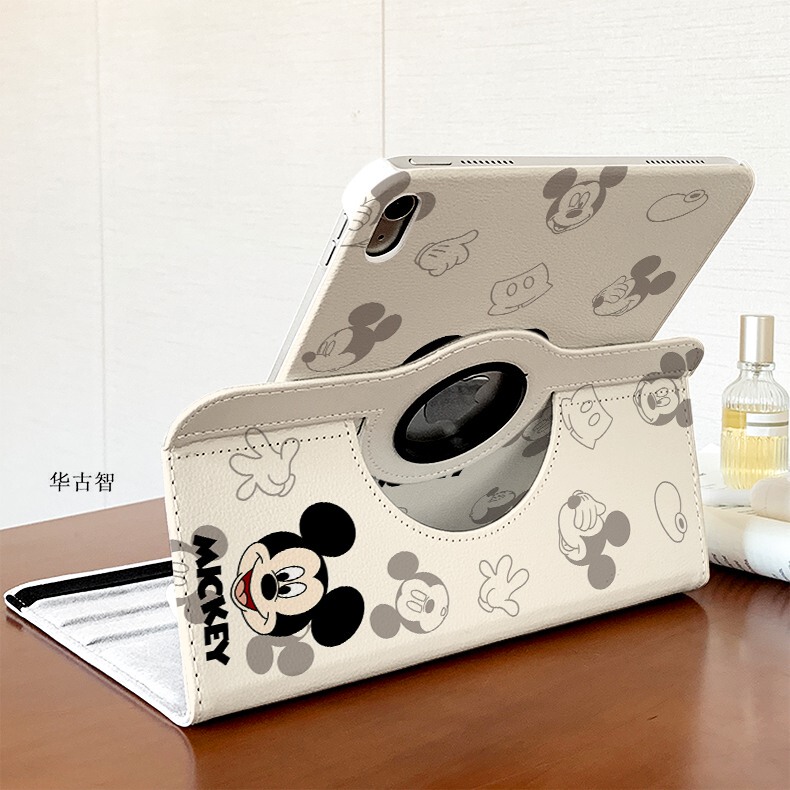 【360 ° Rotating Leather Case】Suitable for iPad 16 Protective Case 2025 Model Pro11/ 13inch Pc Hard iPad 7/8 with Logo Air4/5 Quirky Mickey Mini6 Tablet Case Ninth Generation 【360 ° Rotating Leather Case】Suitable for iPad 16 Protective Case 2025 Model Pro11/ 13inch Pc Hard iPad 7/8 with Logo Air4/5 Quirky Mickey Mini6 Tablet Case Ninth Generation