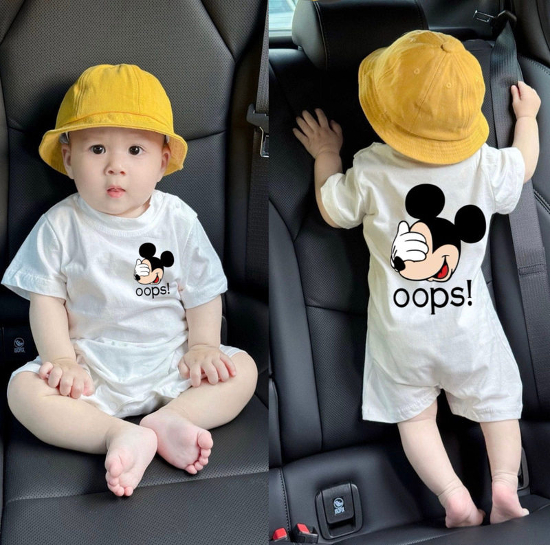 French Badnut Baby Summer Clothes, Short-Sleeved Jumpsuits for Boys and Girls, Thin Newborn Kidsren's Rompers