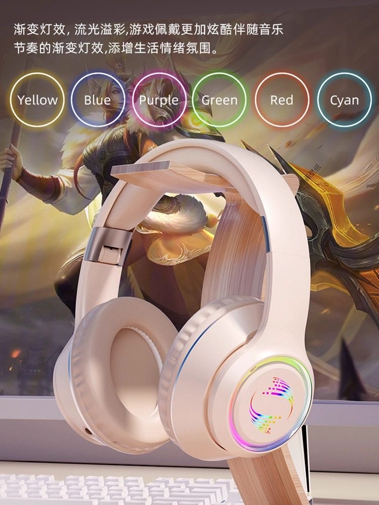 Suitable for Mechanical Revolution Gaming Headsets, Bluetooth Wireless with Microphone, Desktop Computer Aurora X, Dedicated for E-Sports Games