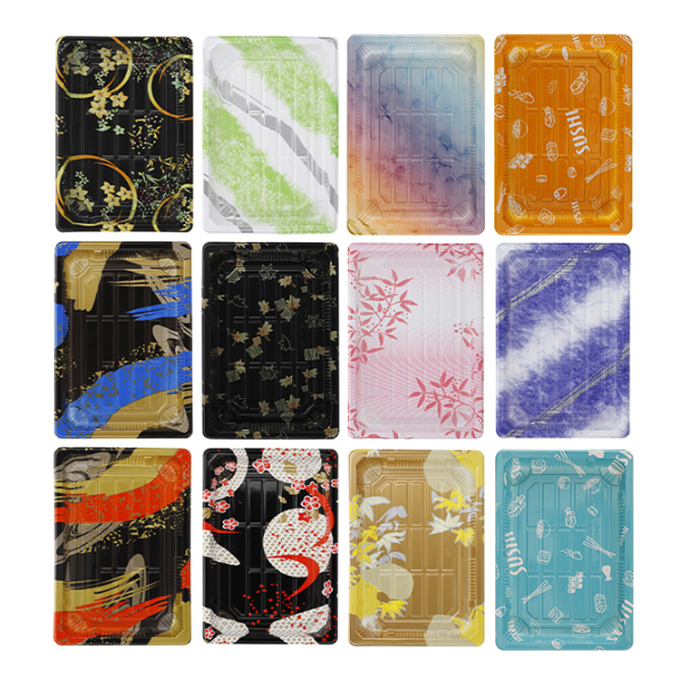 Printed Sushi Boxes, Disposable Takeaway Packaging Boxes, Disposable Sushi Takeout Boxes, Anti-Fog Sushi Boxes, Wholesale of Whole Pieces Printed Sushi Boxes, Disposable Takeaway Packaging Boxes, Disposable Sushi Takeout Boxes, Anti-Fog Sushi Boxes, Wholesale of Whole Pieces