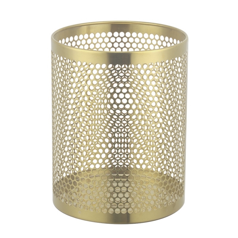 Creative Office Stainless Steel Bathroom Wire Mesh Trash Can, Trash Bin, Trash Bin Classification, Kitchen Household Use