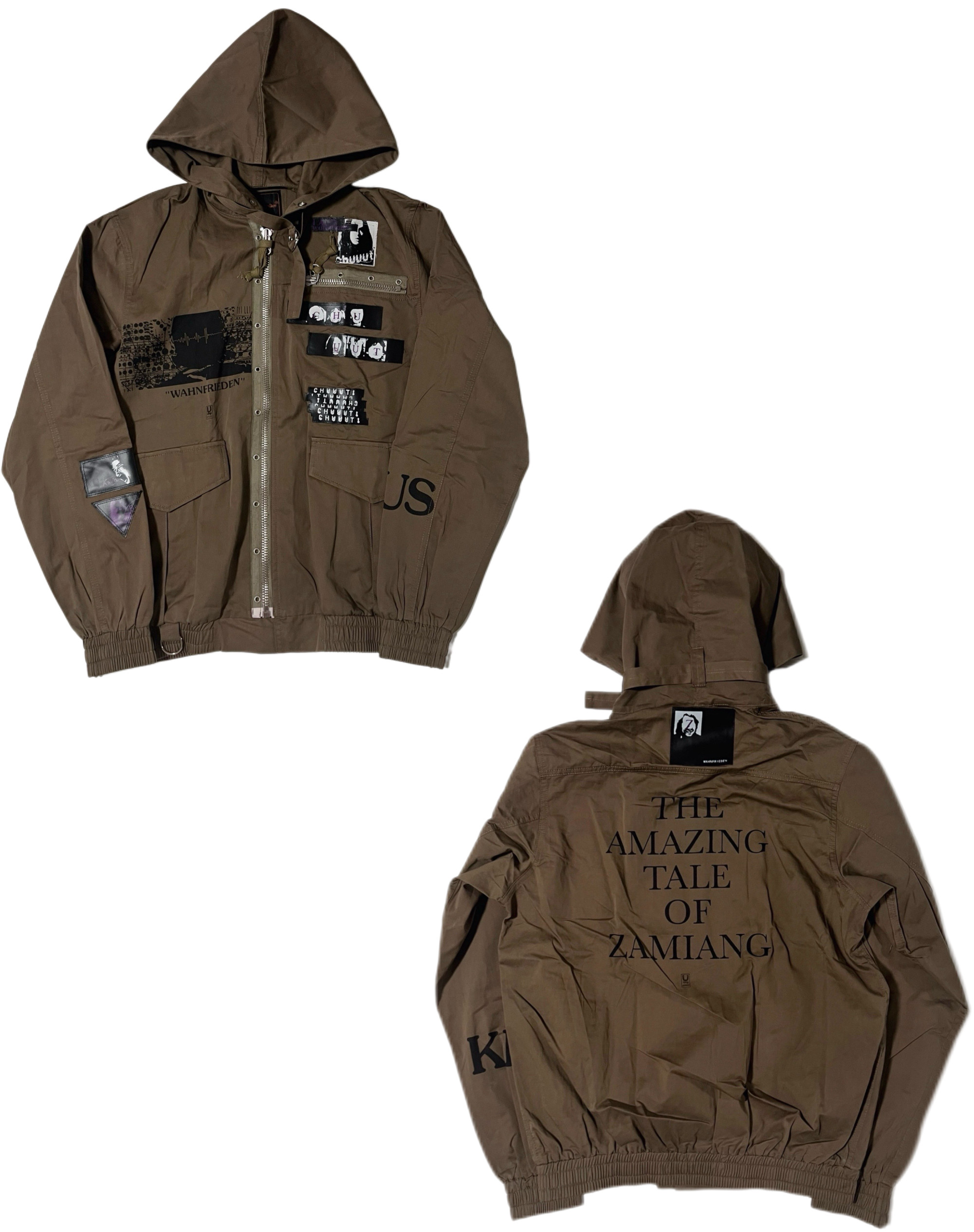 【 Inventory clearing Second hair 】 autonomy wrong undercover06ss “ T ” stage Cloth stickers jacket
