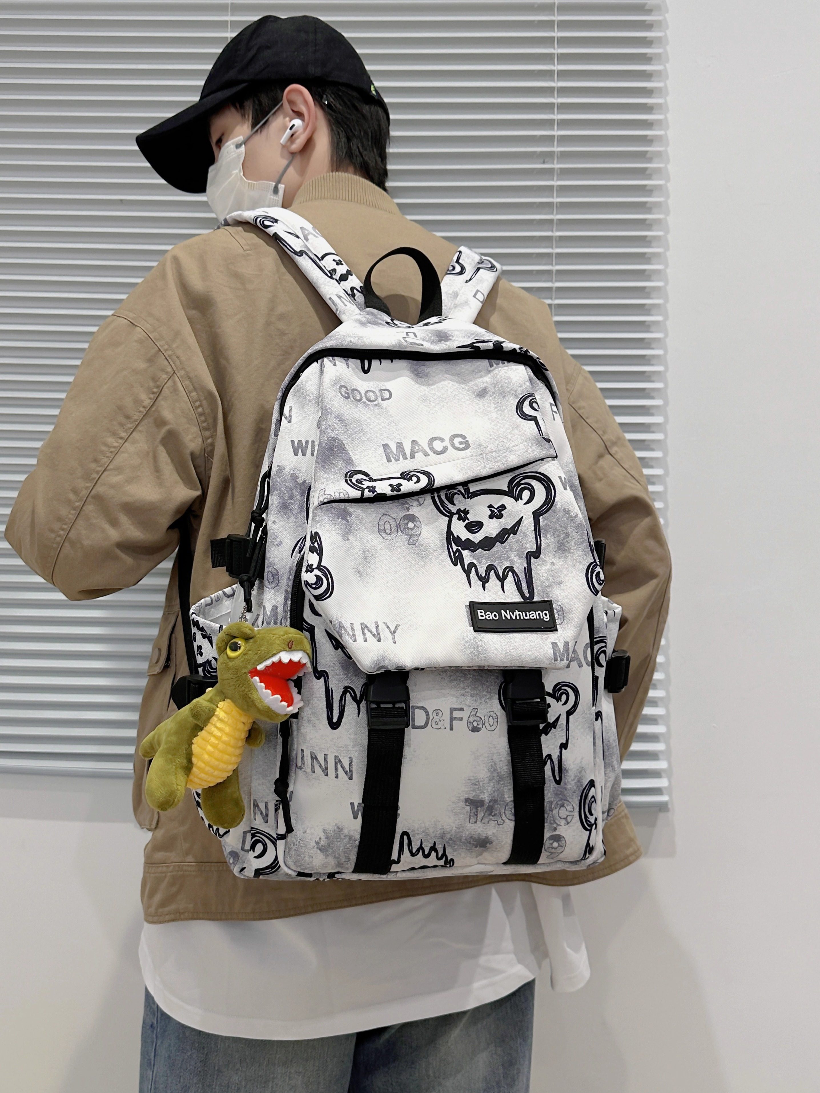 Boys' Schoolbags 2025 New Model for Primary School Students in Grades 3, 4, 5 and 6, Lightweight and Trendy Backpacks for Junior High School Students