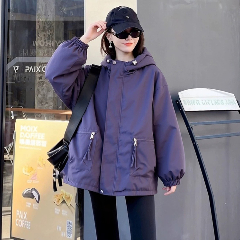 High-End Purple Jacket for Women, Spring and Autumn 2026 New Popular Style, Petite Fashion Casual Jacket High-End Purple Jacket for Women, Spring and Autumn 2026 New Popular Style, Petite Fashion Casual Jacket