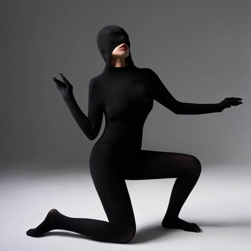 Autumn and Winter Velvet Stockings Bodysuit, Sexy and Warm, Full-Body, High-Neck, Tight-Fitting Lingerie, Plus Size, High Elasticity, Sensual