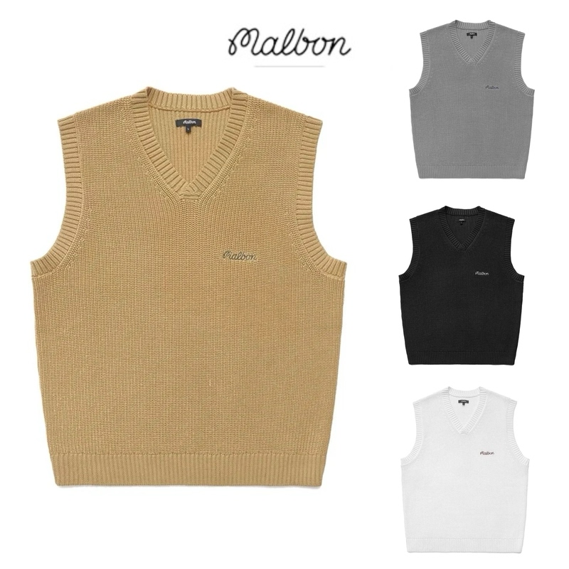 25 New Korean Golf All-Season Loose Sleeveless Vest Unisex Knitted Sports Vest Sweater