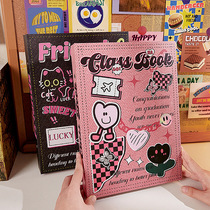 American retro classmate record album junior high school student ins cartoon graduation record book girls good-looking classmate record book