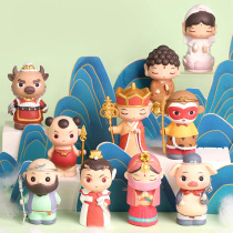 Journey to the West character hand-made desktop doll ornaments making a big fuss in the sky blind box creative resin craft gift