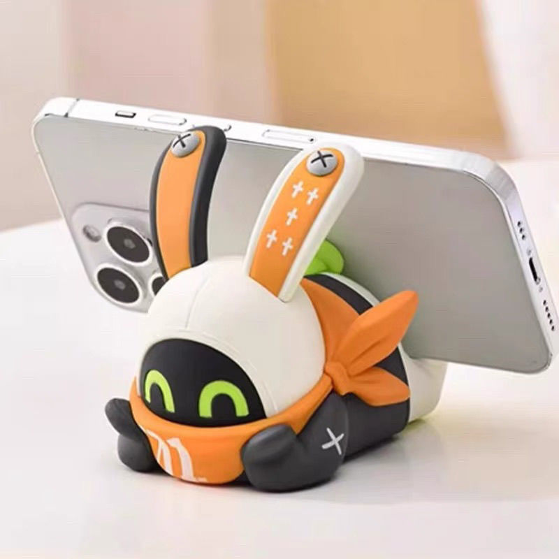 Zenless Zone Zero Figure Bonbon Phone Stand, Eiess Phone Stand, Soft Rubber Peripheral Desktop and Car Mount Decoration