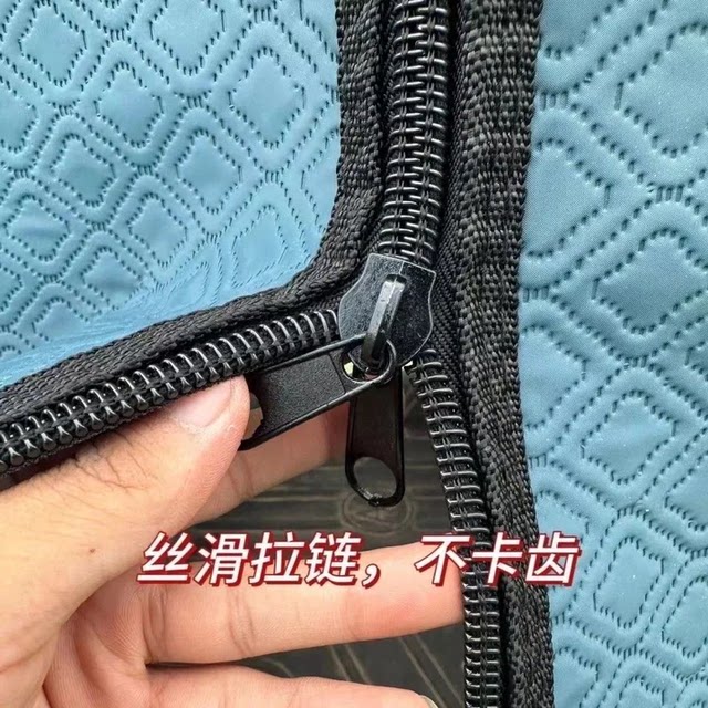 Electric tricycle rain curtain carport zipper rain shed awning special large zipper inside and outside double zipper alloy slider