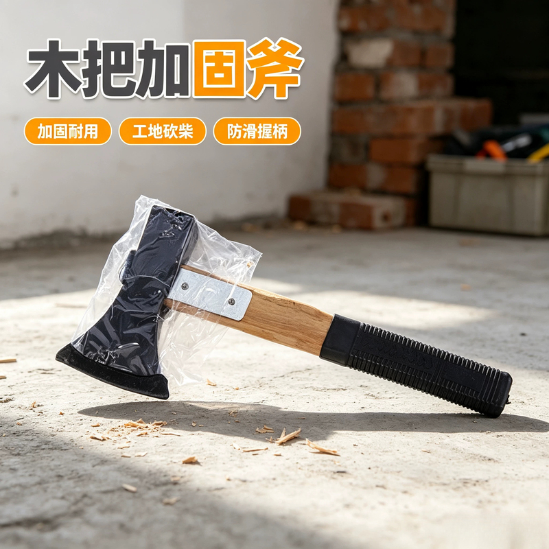 Specialized Axes for Construction Sites, Axes for Masons, Construction and Renovation Project Teams, Axes with Reinforced Wooden Handles, Essential Tools for Carpenters