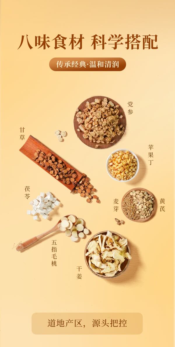 【香港直郵】 李良濟 黨參黃芽湯 7g*45袋 藥食同源 即食養生茶飲