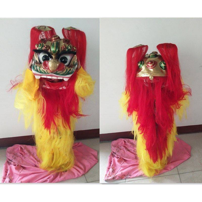 单人金粉小北狮舞狮服装套装成人儿童醒狮道具舞南狮子头北京狮子