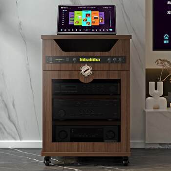 Danlai yinmei solid wood multi-layer board power amplifier cabinet stage sound equipment audio and video power amplifier rack aircraft cabinet