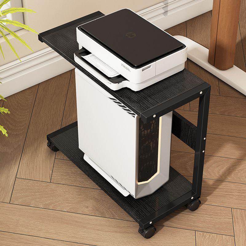 Multi-layer computer mainframe bracket home desktop office mainframe two-layer printer storage rack removable