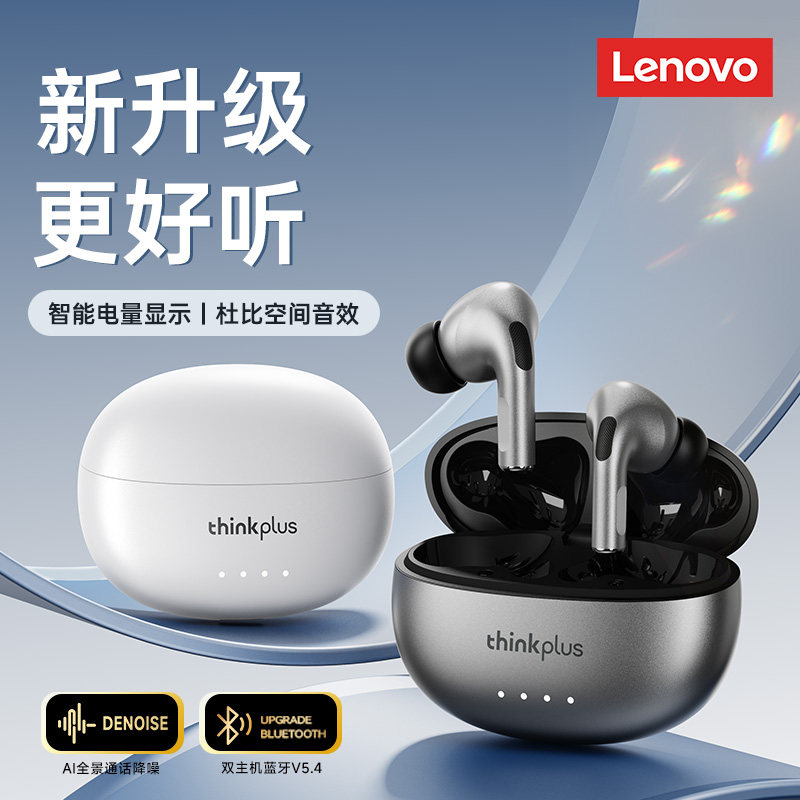 Наушники Lenovo LP5 Pro серебристые