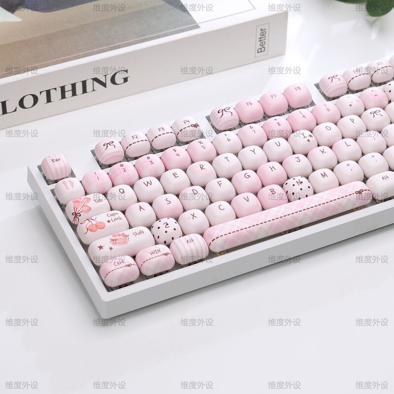 Keyboard with Good Typing Feel for Office, E-Sports, Gaming, and Office Use, 108-Key Wired Mechanical Keyboard with Mahjong Sound Keyboard L Keyboard with Good Typing Feel for Office, E-Sports, Gaming, and Office Use, 108-Key Wired Mechanical Keyboard with Mahjong Sound Keyboard L