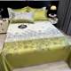 Cool ice silk mat summer soft mat sheet style 2025 new mother and baby grade baby mat three-piece set machine washable