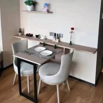 Hidden folding table frame hardware downward table storage multi-functional invisible accessories dining table desk bar hardware