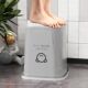 Trash can household living room, kitchen, toilet, bathroom, bedroom, large capacity, light luxury office classification, trash can, desktop