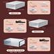 Thickened storage box moisture-proof shoe box dust-proof shoe cabinet plastic dormitory shoe rack household simple transparent shoe box storage cabinet