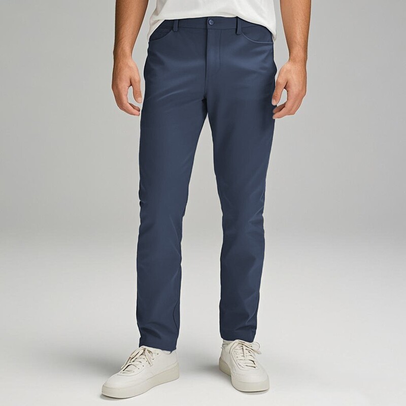 Lu Same Style Abc Men's Classic Cut Five-Pocket Trousers* Summer Sports Fitness Elastic Lm5Adds Lu Same Style Abc Men's Classic Cut Five-Pocket Trousers* Summer Sports Fitness Elastic Lm5Adds