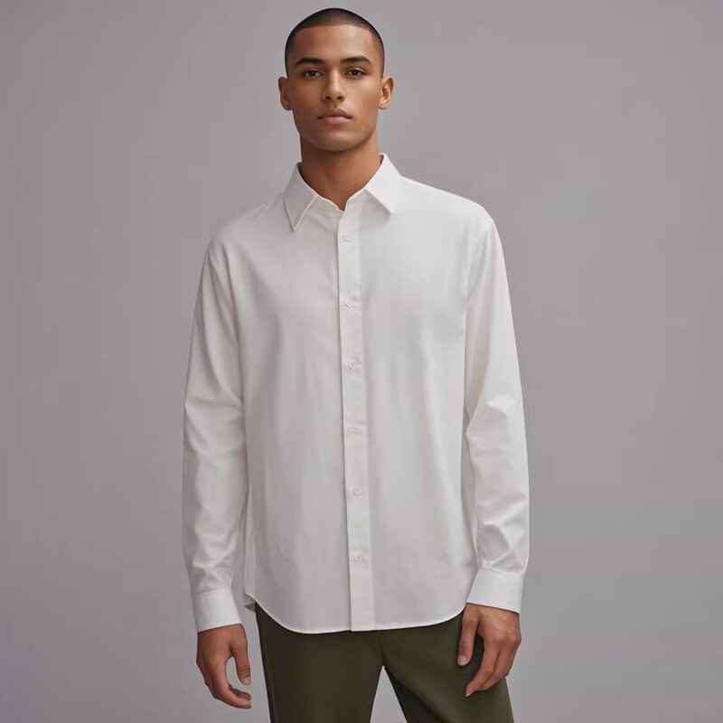 Lu Same Style New Venture Men's Slim-Fit Long-Sleeve Shirt Quick-Drying Moisture-Wicking丨Lm3Cyes