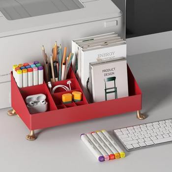 Storage shelf storage box empty nordic style stationery small bookshelf girl book desk meow meow storage pen