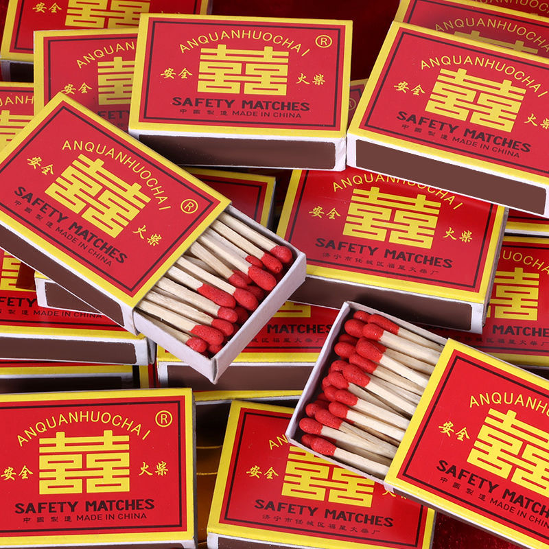 Festive Matches, Old-Fashioned Nostalgic Retro Matches, Handmade Wedding Safety Matches, Scented Outdoor Long-Stick Matches