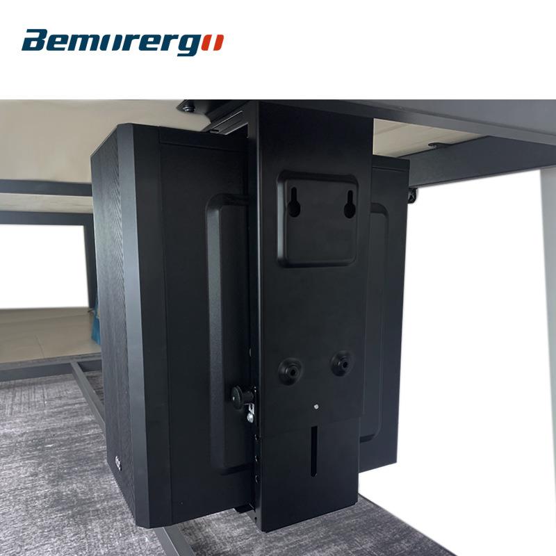 Computer host hanger suspended desktop cooling bracket chassis hanger computer base bracket wall-mounted storage rack