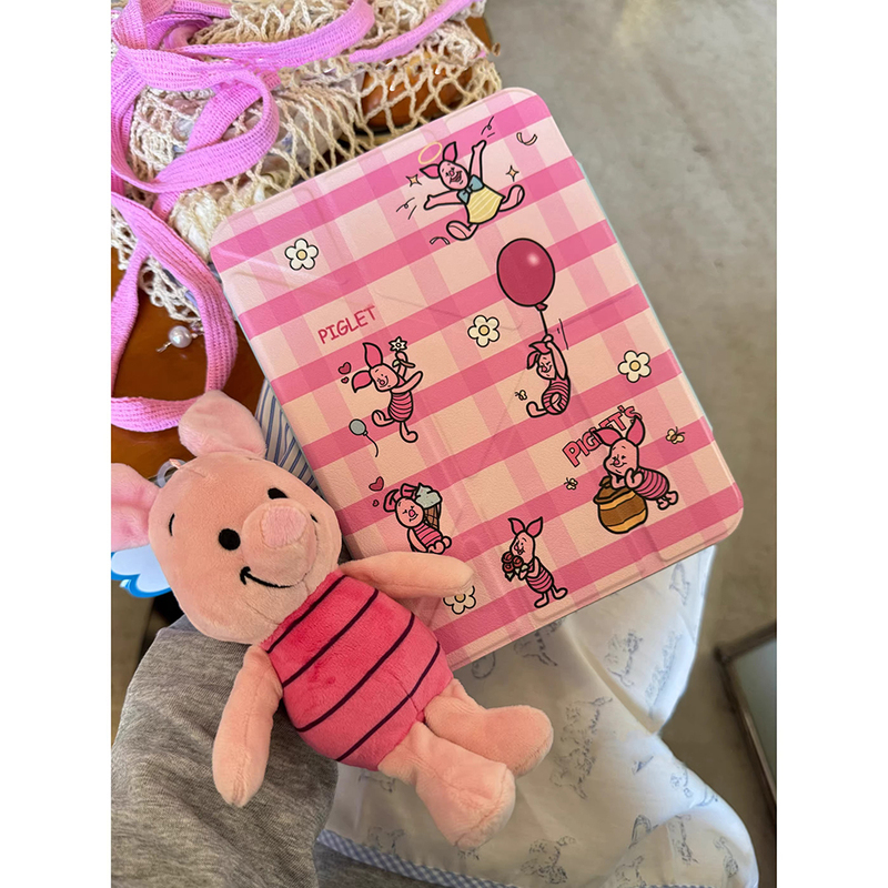 Suitable for Apple Air4567 Tablet Ipada16 New Model 11inch Ipadpro2020 Rose Red Plaid Piggy Mini7 Protective Case 2Air3 Tablet 9.7inch 13inch Protective Case Anti-Fall for Women Suitable for Apple Air4567 Tablet Ipada16 New Model 11inch Ipadpro2020 Rose Red Plaid Piggy Mini7 Protective Case 2Air3 Tablet 9.7inch 13inch Protective Case Anti-Fall for Women