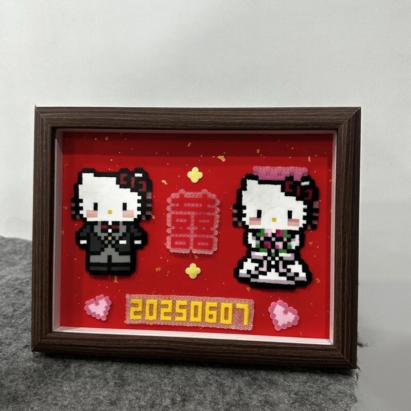 Hollow Photo Frame, Bean Photo Frame, Groom's Wedding Gift, Gift for Friends, Handmade DIY Storage Bean Photo Frame Gift