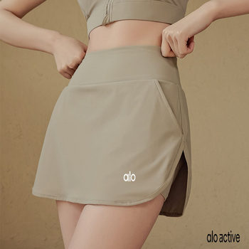 Aloactive quick-drying yoga skirt women's tennis skirt