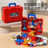 Детский многослойный транспорт, парковка с рельсами, система хранения для мальчиков, игрушка