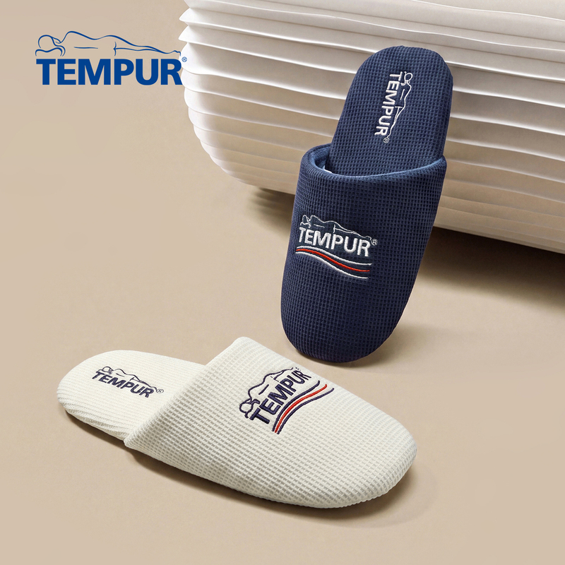 Tempur Slippers for Men and Women, Indoor Silent Home Comfort, Machine Washable Closed-Toe Slippers, 2026 New Model