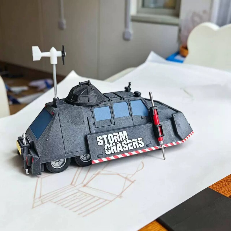 The Upgraded Version of Tiv2 Can Deploy a Tornado Interception Vehicle 2 Static Models, Movable Collectible Models, Creative Gifts The Upgraded Version of Tiv2 Can Deploy a Tornado Interception Vehicle 2 Static Models, Movable Collectible Models, Creative Gifts