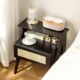 Bedside table simple modern small bedroom simple bedside cabinet storage M-side rack narrow cabinet storage headboard storage