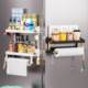 Ice box magnetic storage rack kitchen BYP storage fresh spice rack film-free punching storage magnet refrigerator side