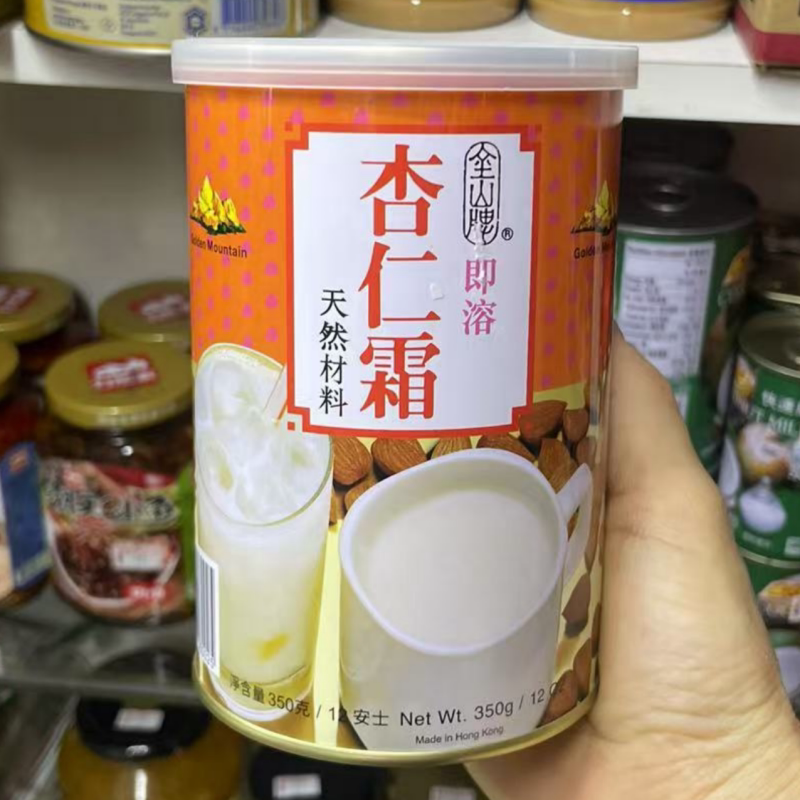 香港购|金山牌杏仁霜即溶代餐烘焙甜品冲调杏仁粉350g:低卡美味,轻松享受健康生活!-杏仁粉-淘宝好物网